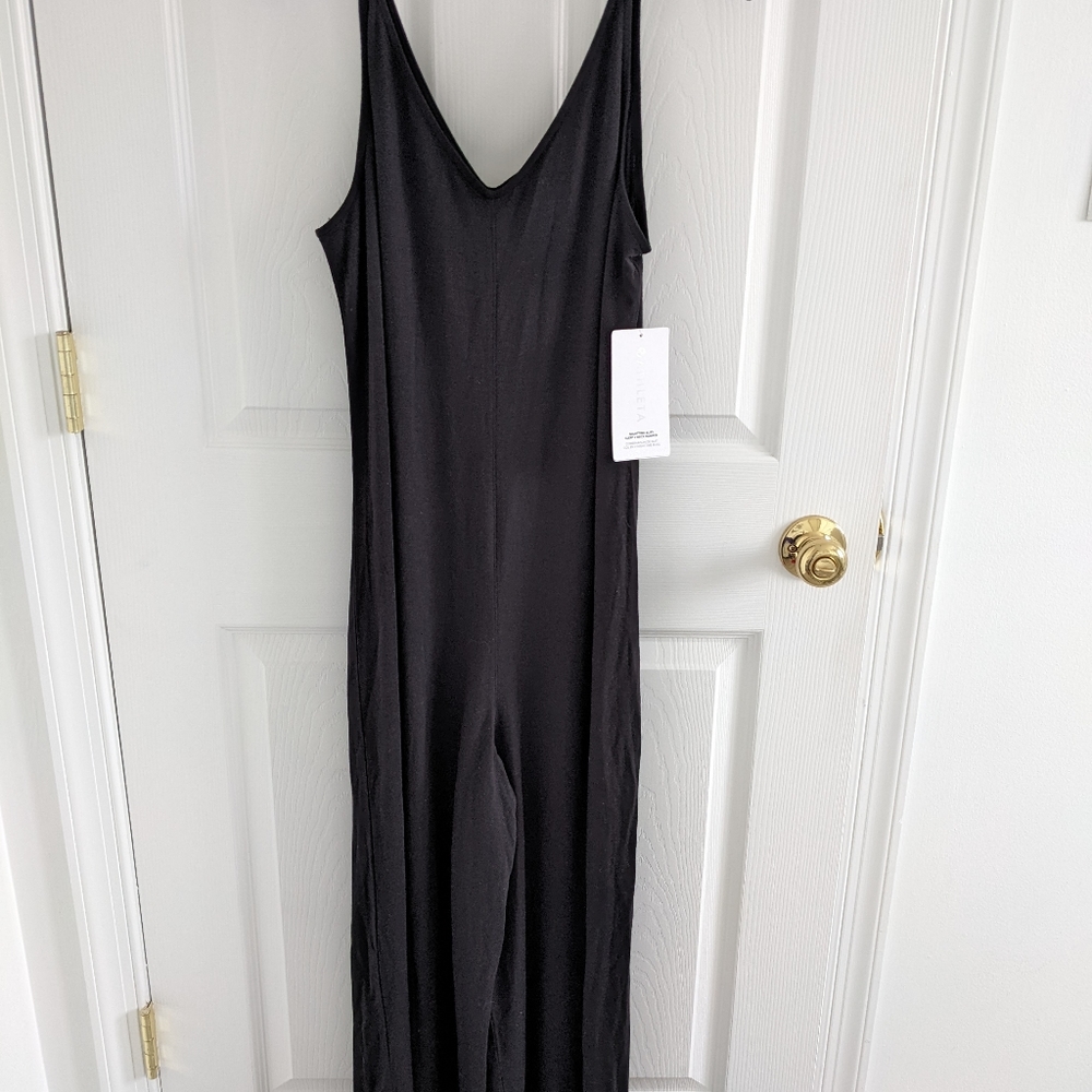 Athleta Nighttime Bliss Sleep V Neck Romper